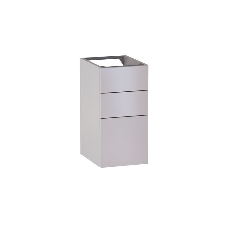 Bas 3 tiroirs gain de place Formeo ivoire P H60xL30xP38.5 Main Image