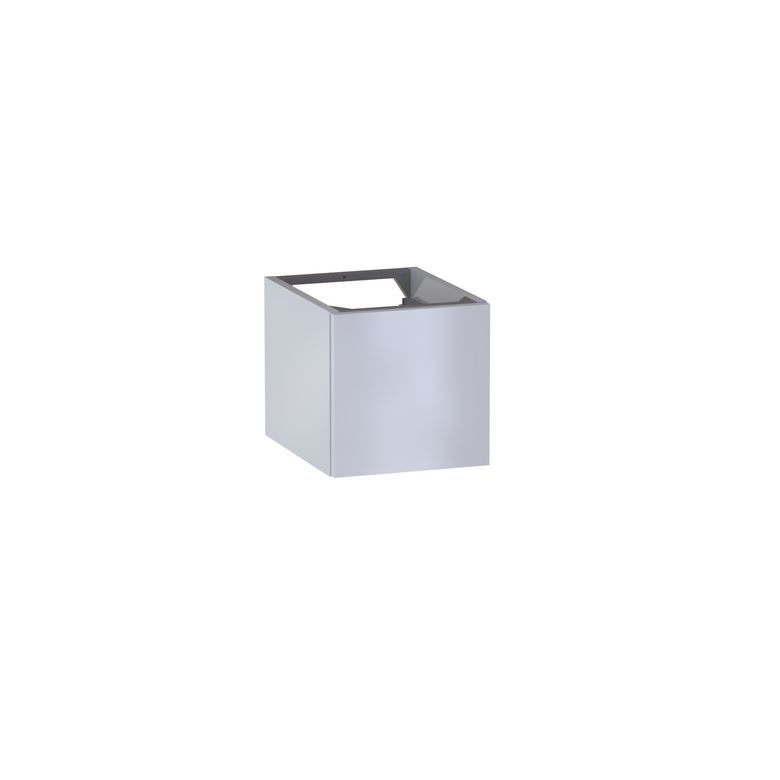 Bas 1 porte gain de place Formeo gris lune brillant P H30xL30xP38.5 D Main Image