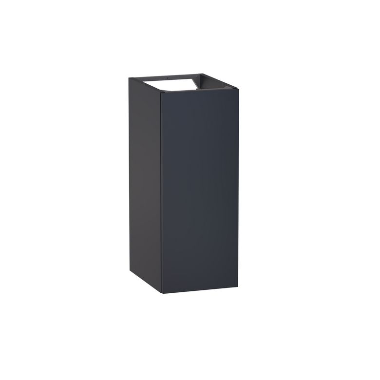 Meuble complément sous-vasque gain de place H.75 cm, 1 porte, décor uni FORMEO