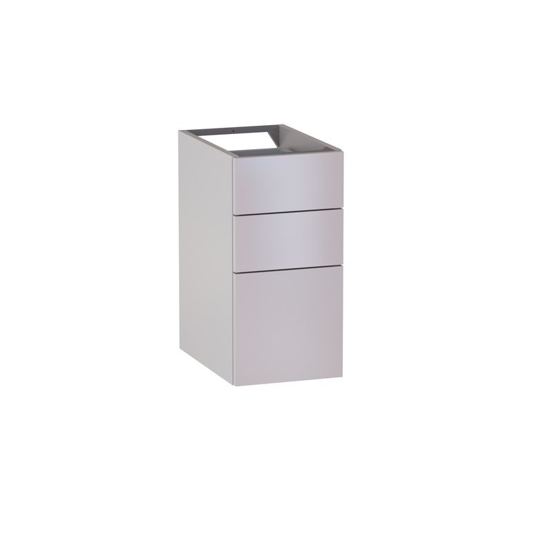 Meuble complément sous-vasque, 3 tiroirs, décor uni FORMEO
