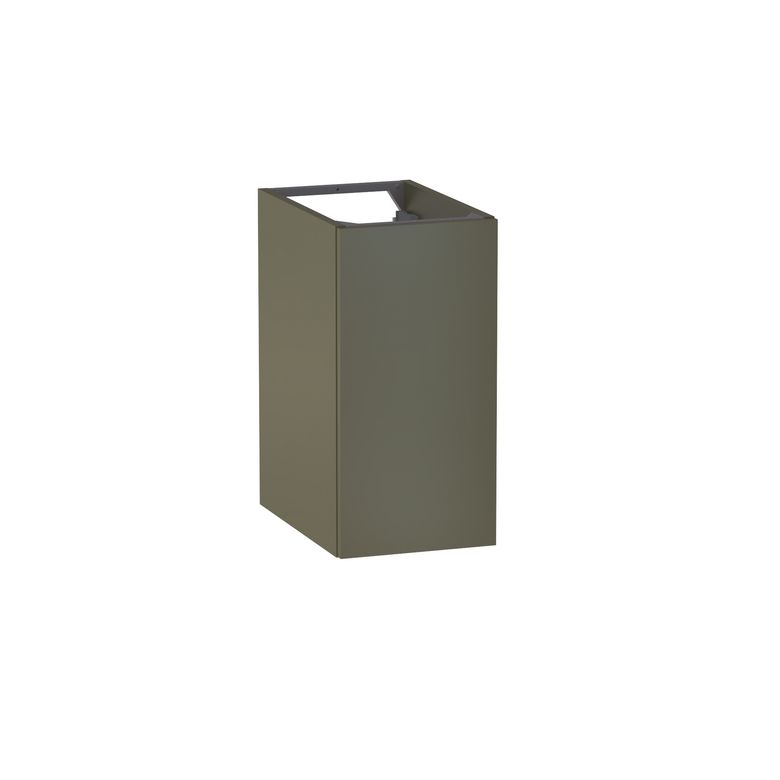 Meuble complément sous-vasque, H.60 cm, 1 porte, décor uni FORMEO
