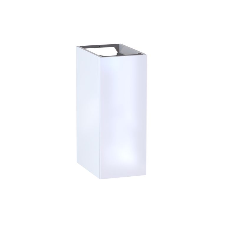 Bas 1 porte Formeo blanc brillant P H75xL30xP45.5 D Main Image