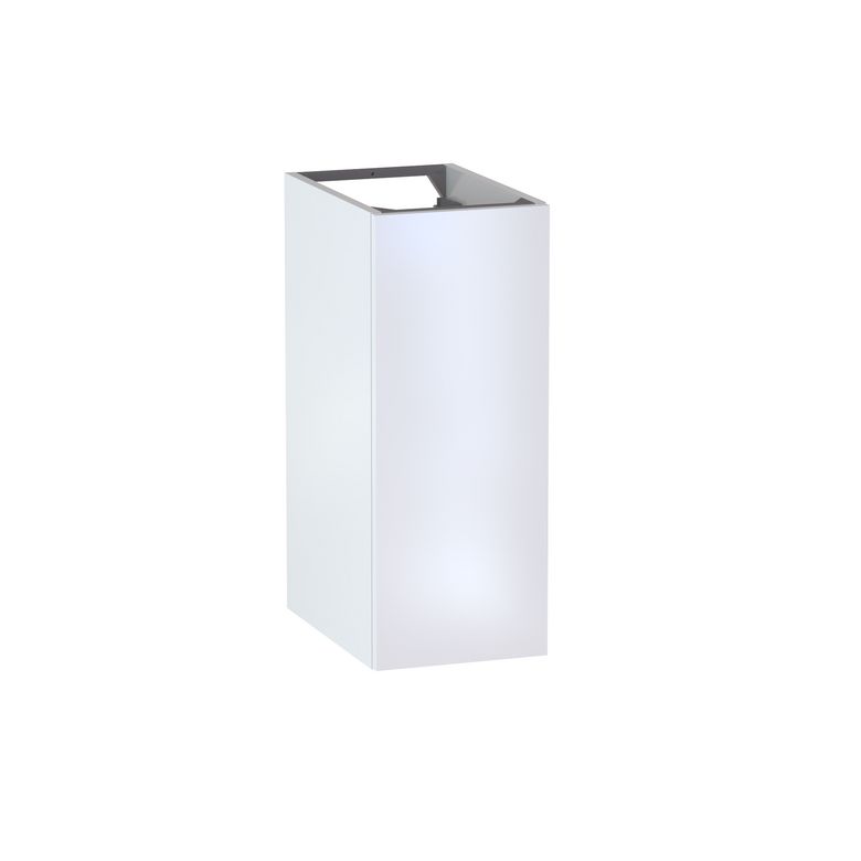 Meuble complément sous-vasque, H.75 cm, 1 porte, décor uni FORMEO