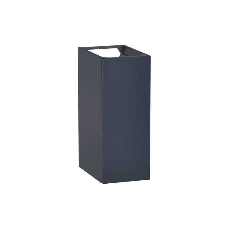 Meuble complément sous-vasque, H.75 cm, 1 porte, décor verni laqué FORMEO