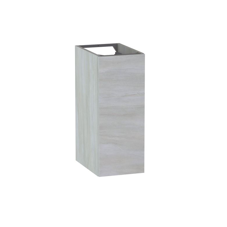 Meuble complément sous-vasque, H.75 cm, 1 porte, décor naturel FORMEO