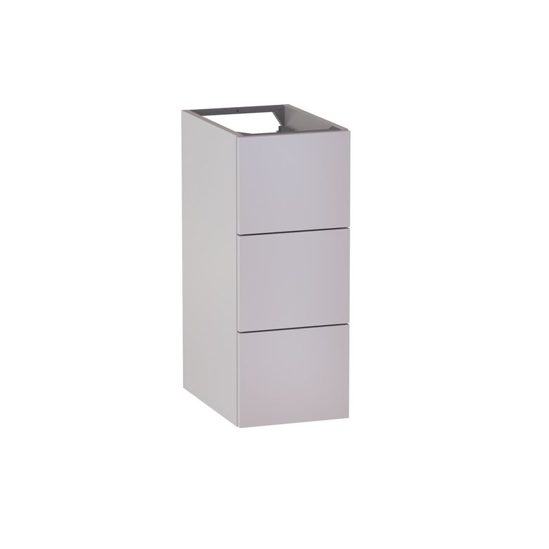 Bas 3 tiroirs Formeo ivoire P H75xL30xP45.5 Main Image