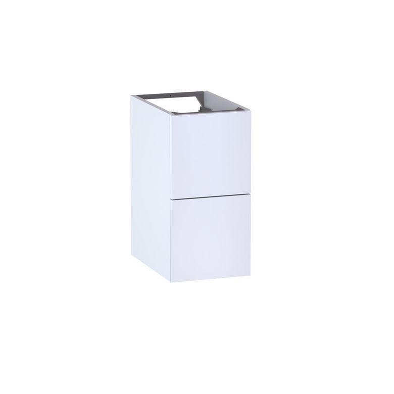 Meuble complément sous-vasque, 2 tiroirs, décor verni laqué FORMEO