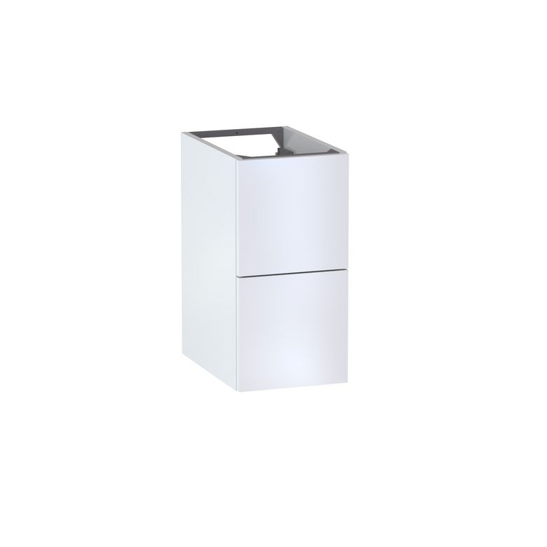Bas 2 tiroirs Formeo blanc P H60xL30xP45.5 Main Image