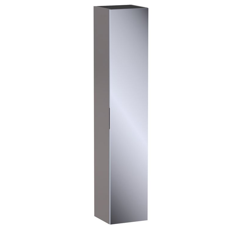 Colonne 1 porte miroir Formeo tabac mat P H180xL35xP33 D Main Image