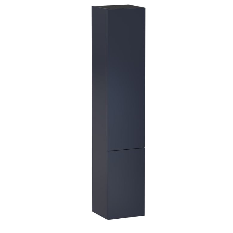 Colonne de salle de bains L.35 cm, 2 portes, décor verni laqué FORMEO