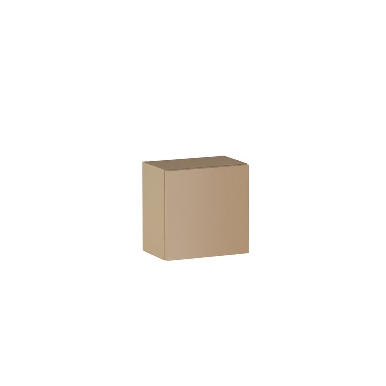 Meuble haut de salle de bains H.30 cm, 1 porte, décor verni laqué FORMEO