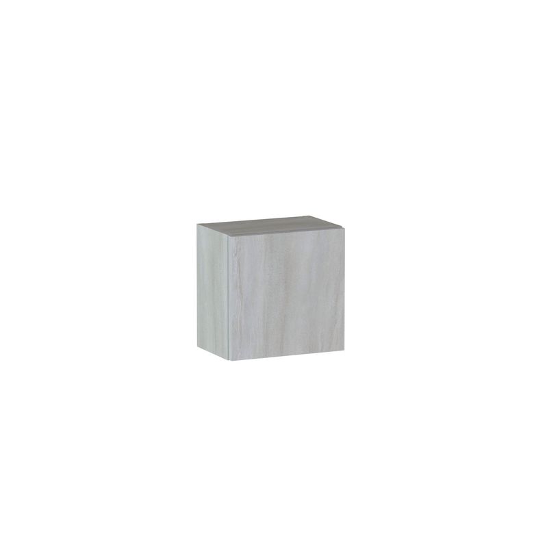 Meuble haut de salle de bains H.30 cm, 1 porte, décor naturel FORMEO