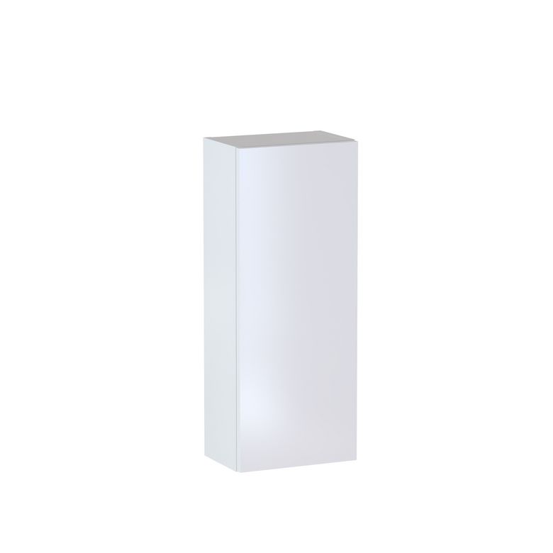 Meuble haut de salle de bains H.75 cm, 1 porte, décor uni FORMEO