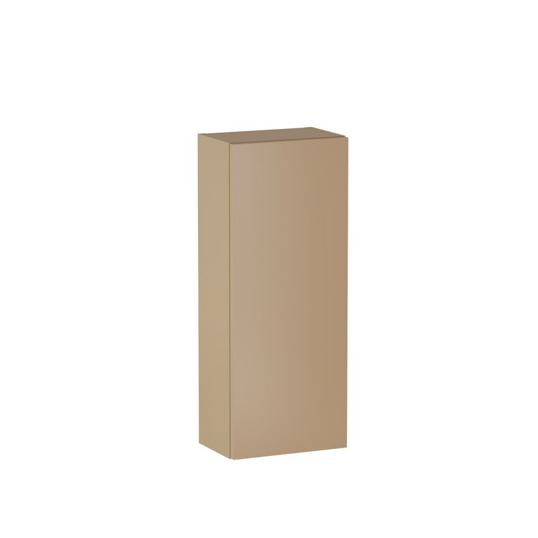 Meuble haut de salle de bains H.75 cm, 1 porte, décor verni laqué FORMEO