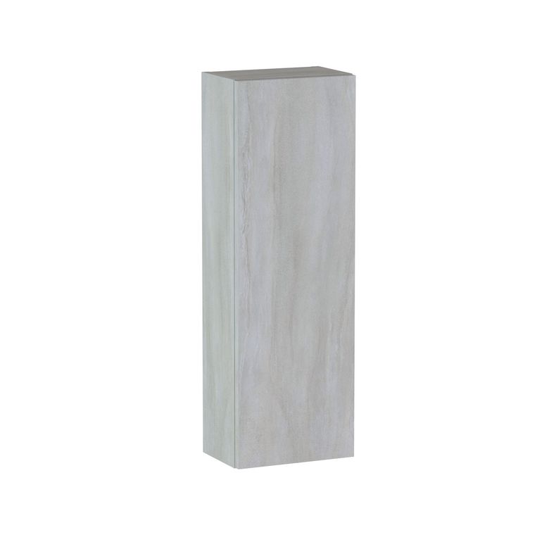 Meuble haut de salle de bains H.90 cm, 1 porte, décor naturel FORMEO