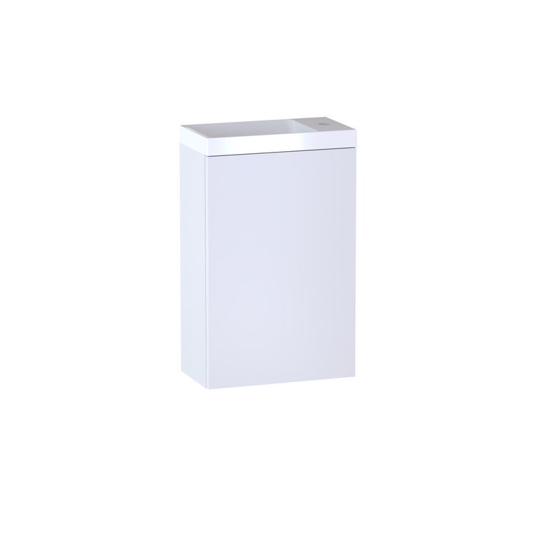 Meuble lave-mains L.40 cm, décor verni laqué FORMEO