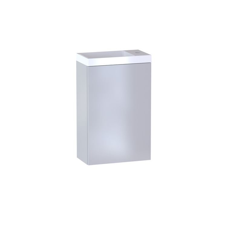 Meuble lave-mains L.40 cm, décor verni laqué FORMEO