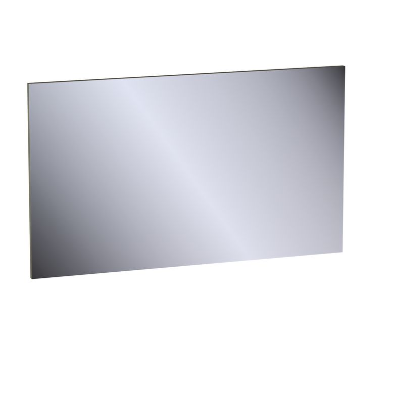 Miroir de salle de bains rectangulaire L.120 cm, décor uni FORMEO