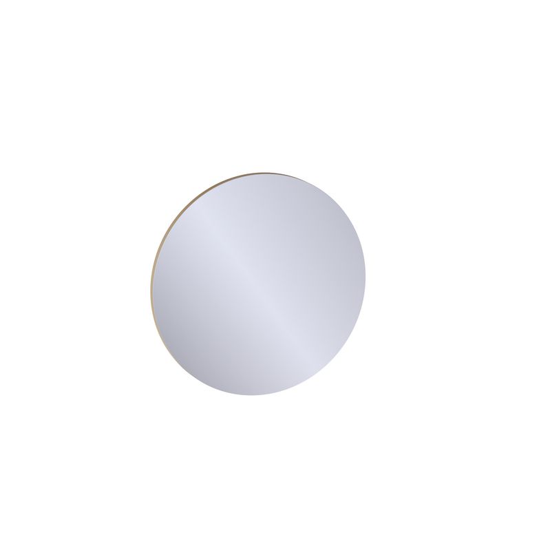 Miroir de salle de bains rond D.60 cm, décor verni laqué FORMEO