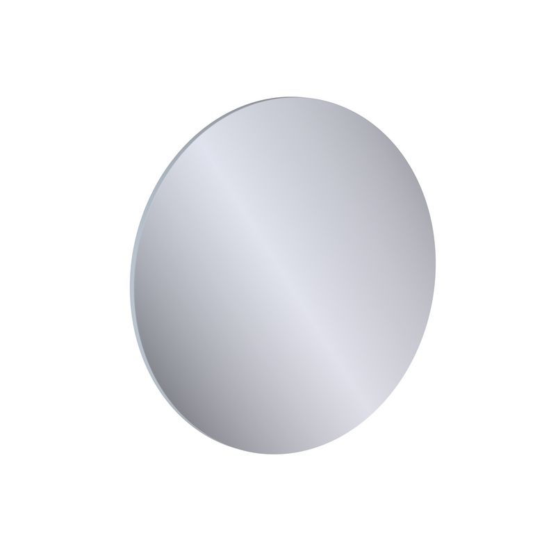 Miroir de salle de bains rond D.90 cm, décor uni FORMEO