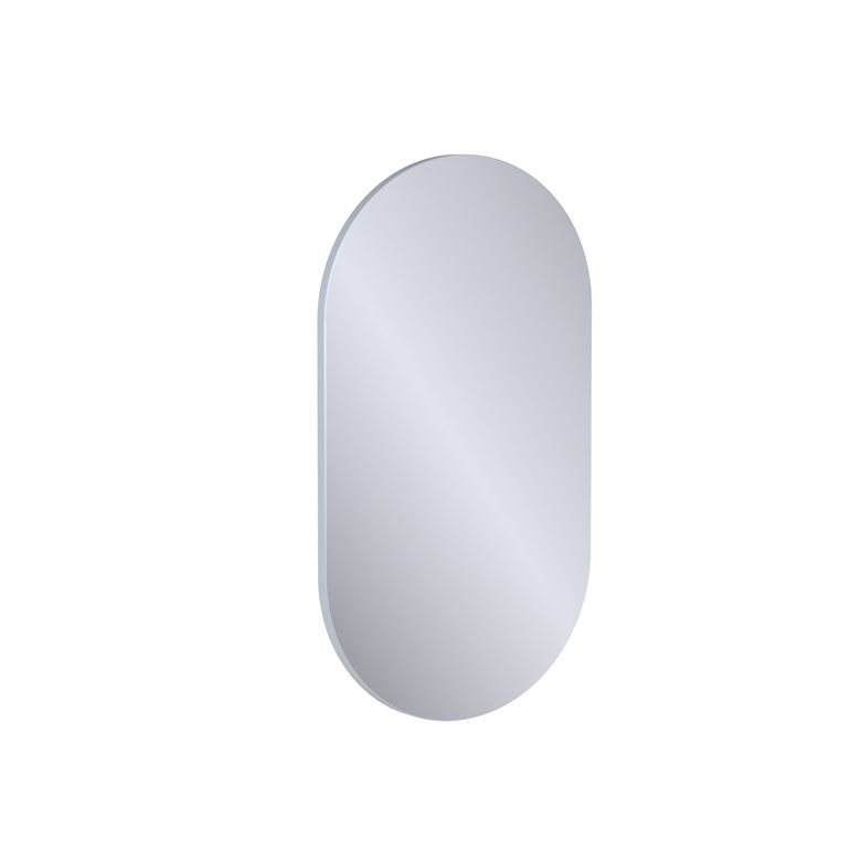 Miroir de salle de bains ovale 50x90 cm, décor uni FORMEO
