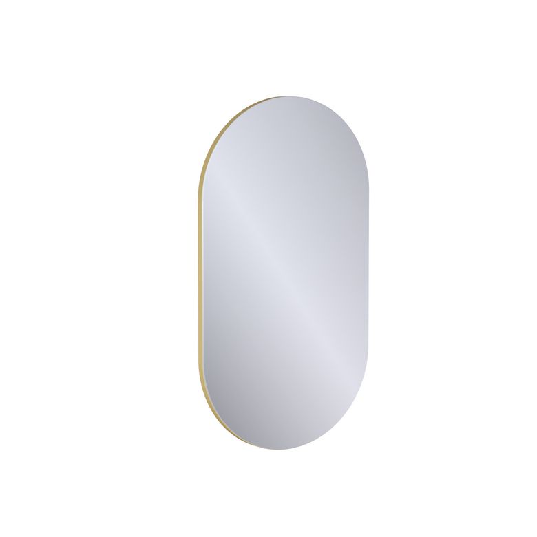Miroir de salle de bains ovale 50x90 cm, décor uni FORMEO