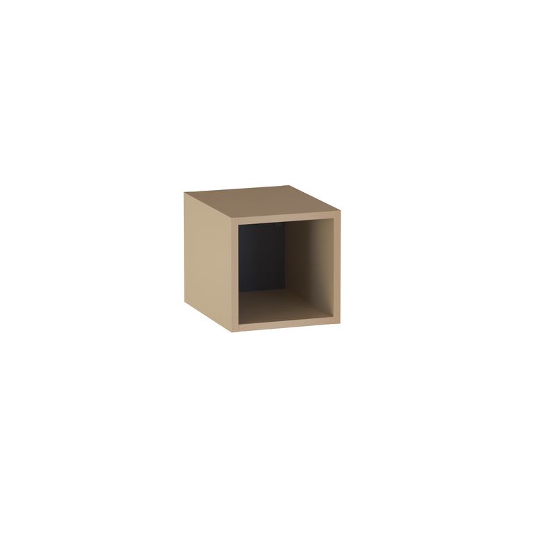 Meuble complément sous-vasque gain de place, 1 niche, décor verni laqué FORMEO