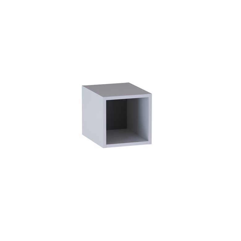 Meuble complément sous-vasque gain de place, 1 niche, décor verni laqué FORMEO
