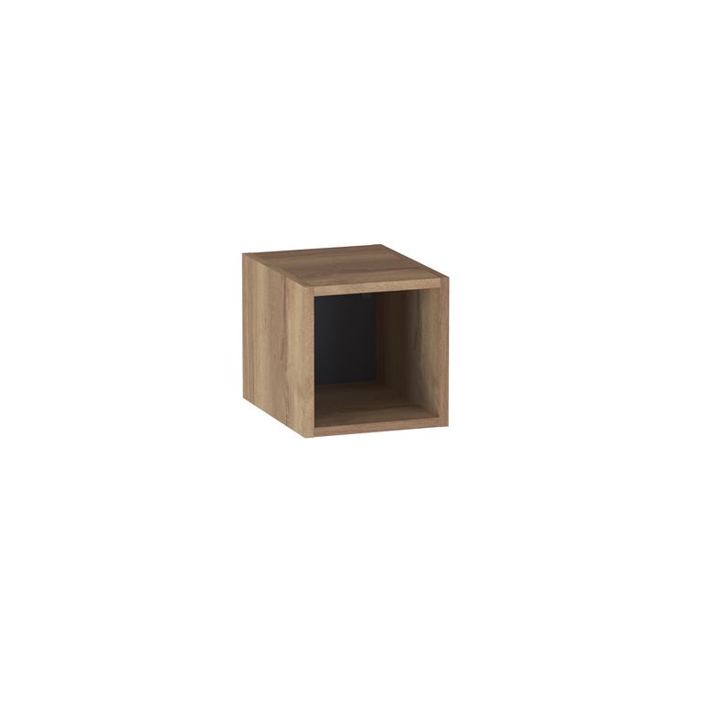 Meuble complément sous-vasque gain de place, 1 niche, décor naturel FORMEO
