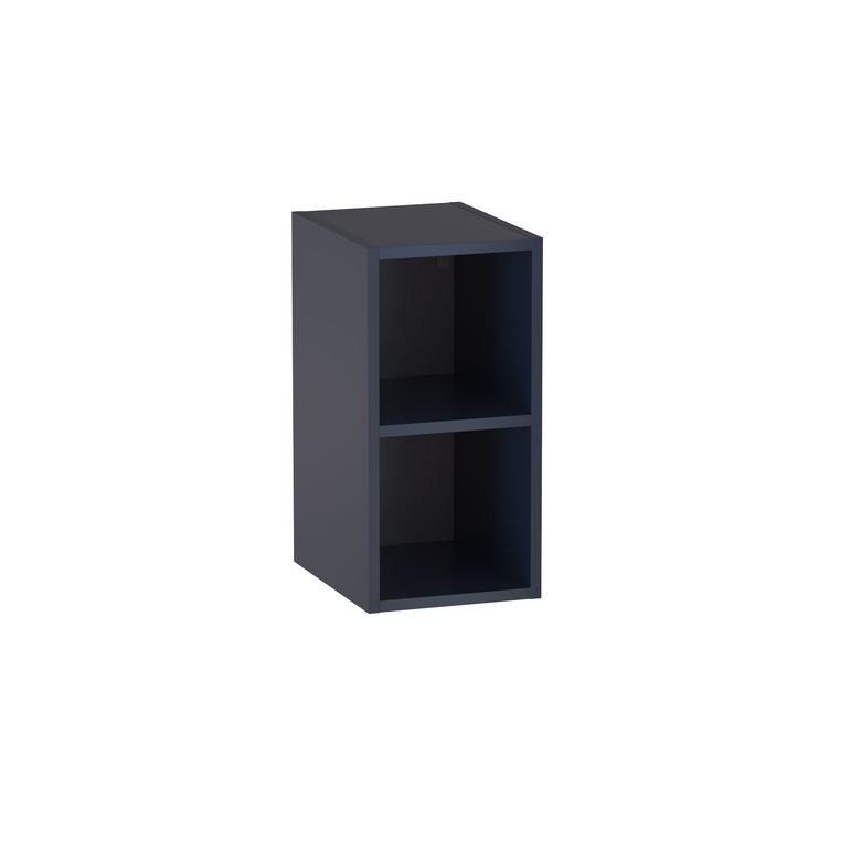 Meuble complément sous-vasque gain de place, 2 niches, H.60 cm, décor verni laqué FORMEO
