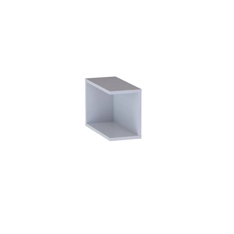 Meuble complément sous-vasque, 1 niche ouverte, décor verni laqué FORMEO