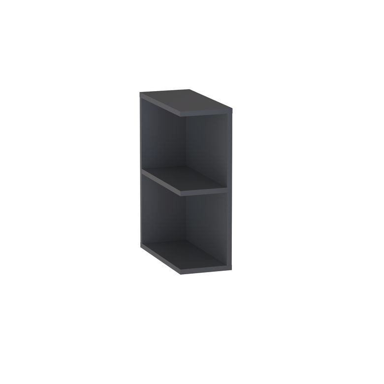 Meuble complément sous-vasque, 2 niches ouvertes, H.60 cm, décor uni FORMEO