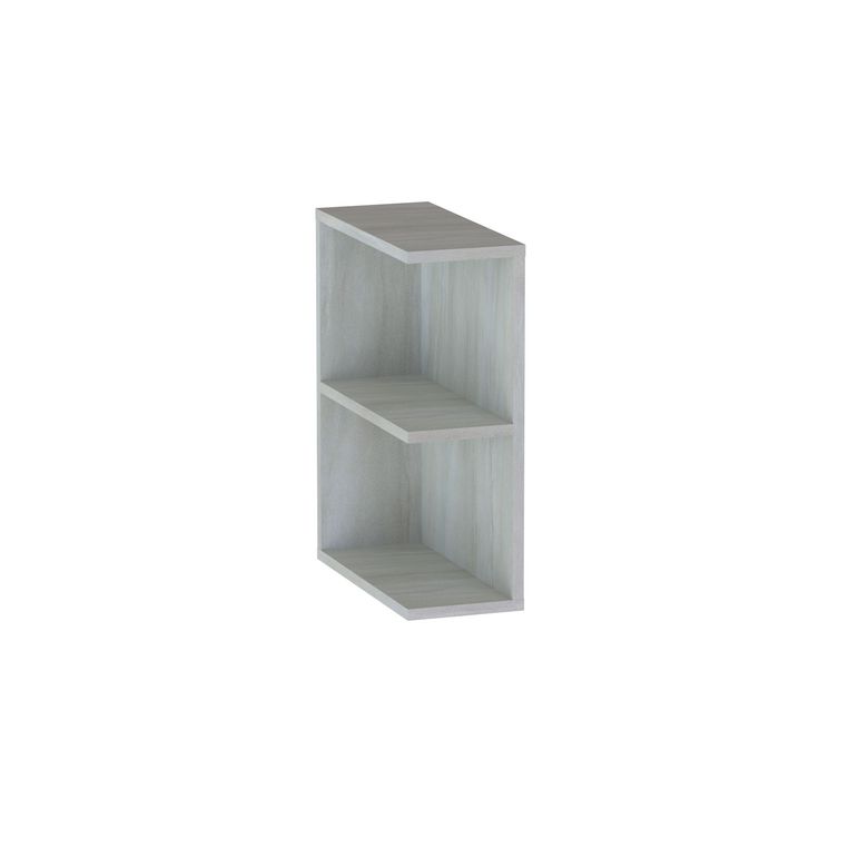 Meuble complément sous-vasque, 2 niches ouvertes, H.60 cm, décor naturel FORMEO