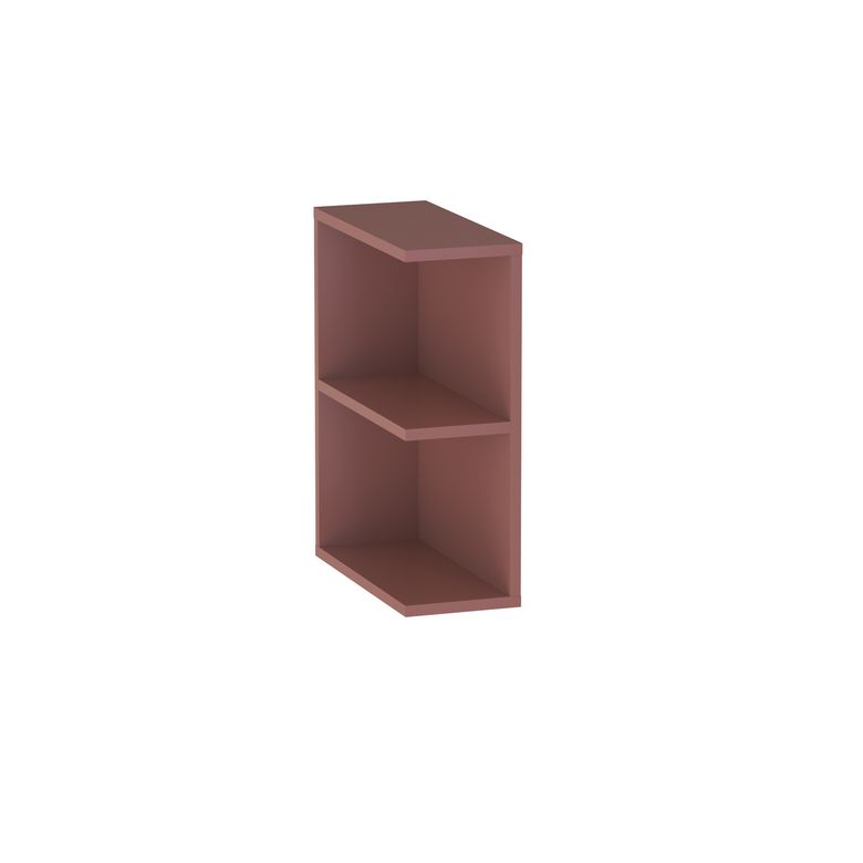 Meuble complément sous-vasque, 2 niches ouvertes, H.60 cm, décor uni FORMEO