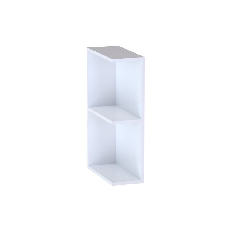 Meuble complément sous-vasque, 2 niches ouvertes H.75 cm, décor verni laqué FORMEO
