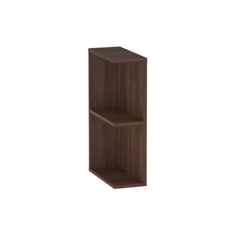 Meuble complément sous-vasque, 2 niches ouvertes, H.75 cm, décor naturel FORMEO