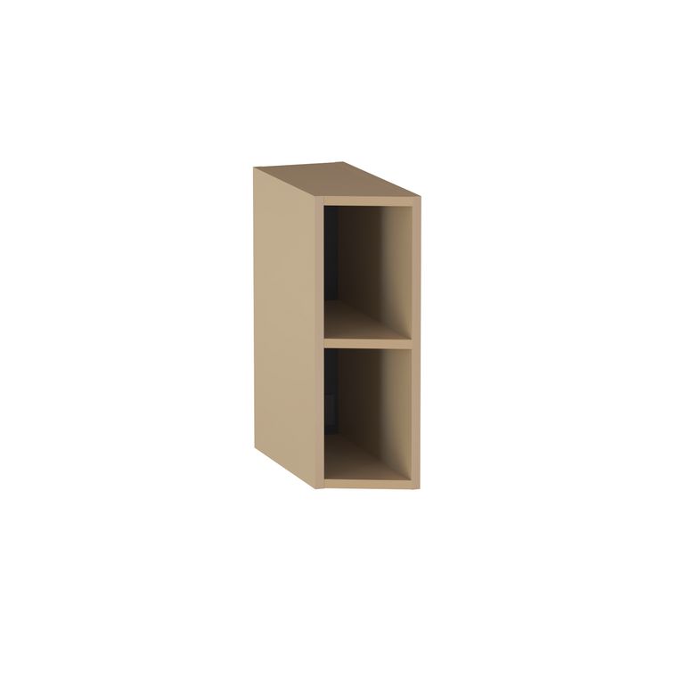 Meuble niche gain de place, complément sous-vasque, décor verni laqué FORMEO