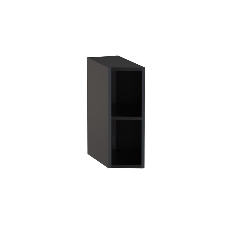 Niche pan coupé Formeo noir mat P H60xL20xP45.5 D Main Image