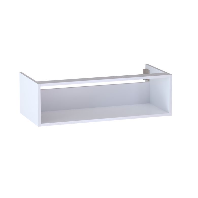 Meuble sous-vasque L.100 cm, niche, décor verni laqué FORMEO