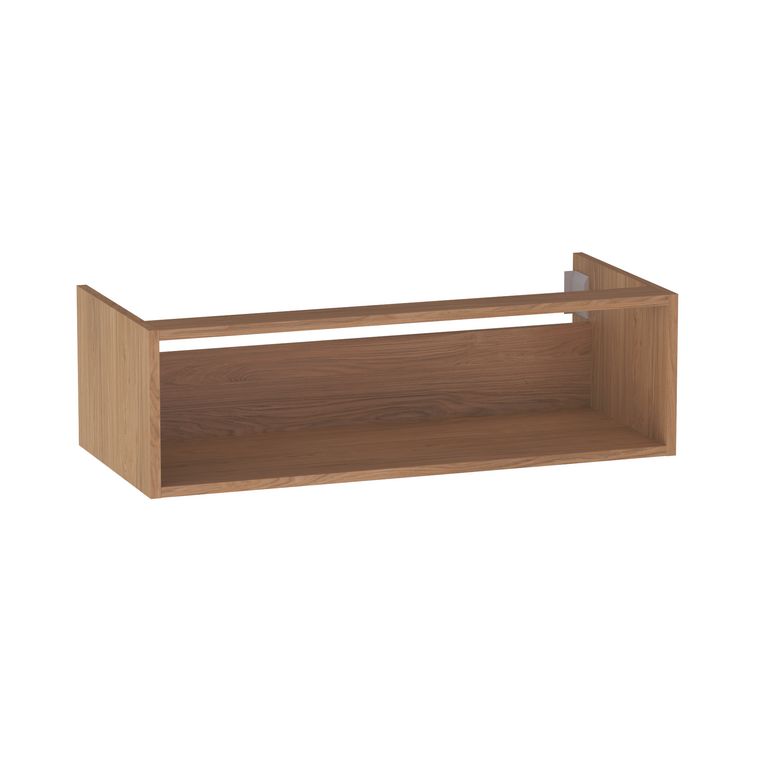 Meuble sous-vasque L.100 cm, niche, décor naturel FORMEO