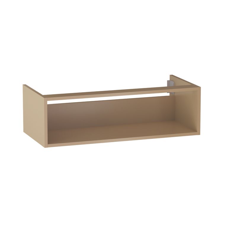 Meuble sous-vasque L.100 cm, niche, décor verni laqué FORMEO