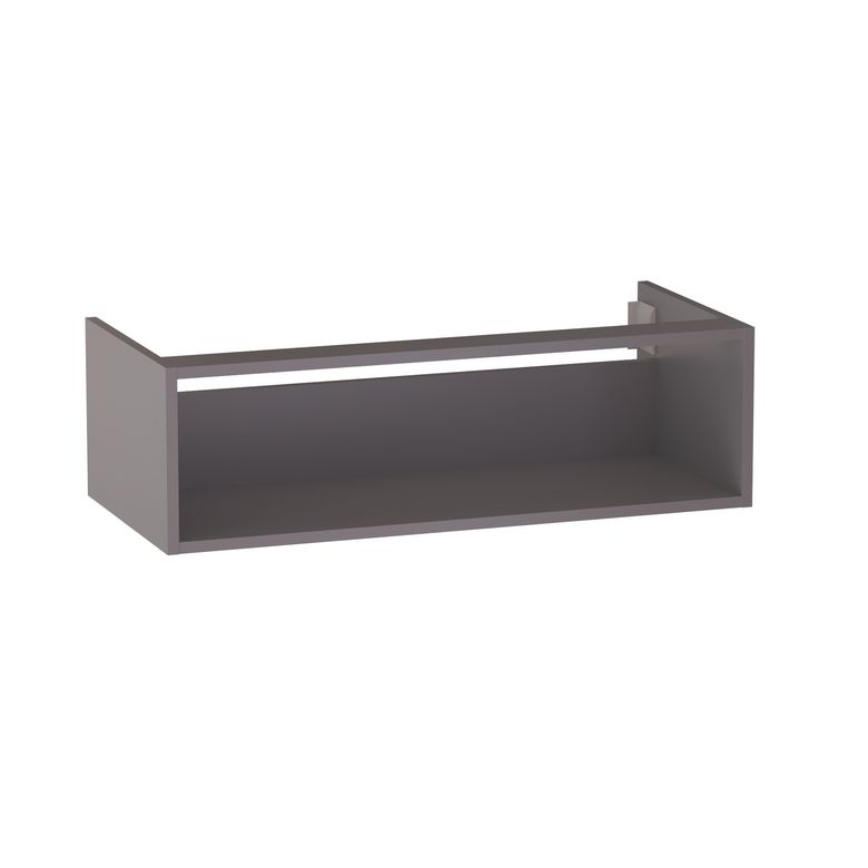 Meuble sous-vasque L.100 cm, niche, décor verni laqué FORMEO