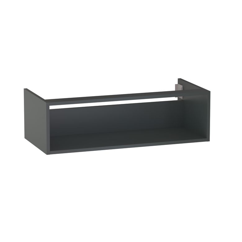 Meuble sous-vasque L.100 cm, niche, décor verni laqué FORMEO