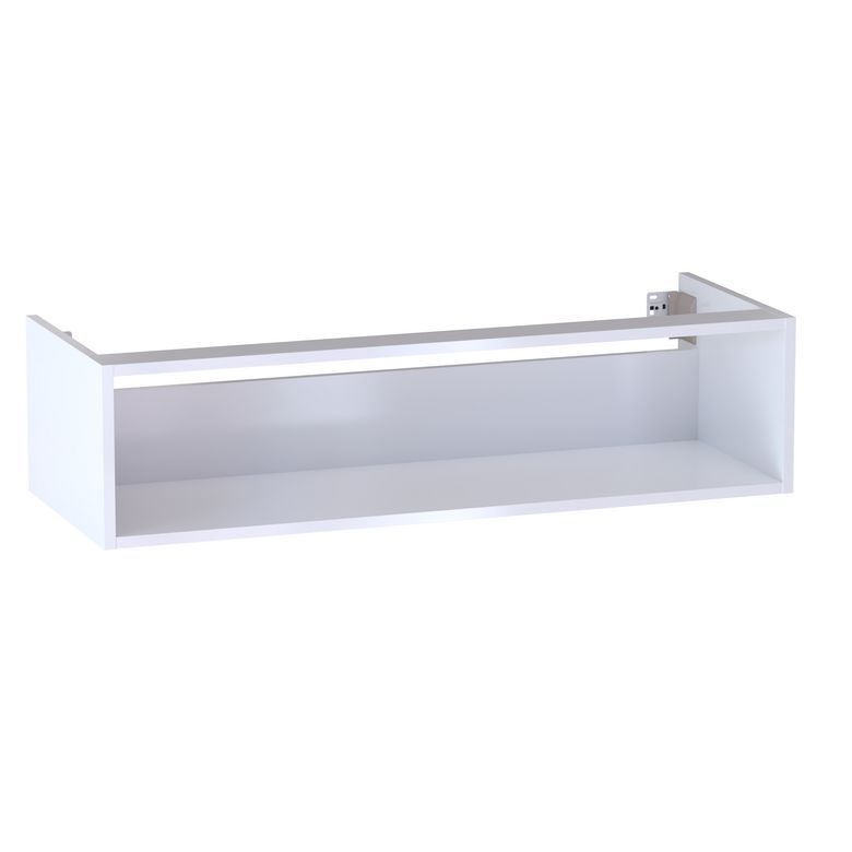 Meuble sous-vasque L.120 cm, niche, décor verni laqué FORMEO