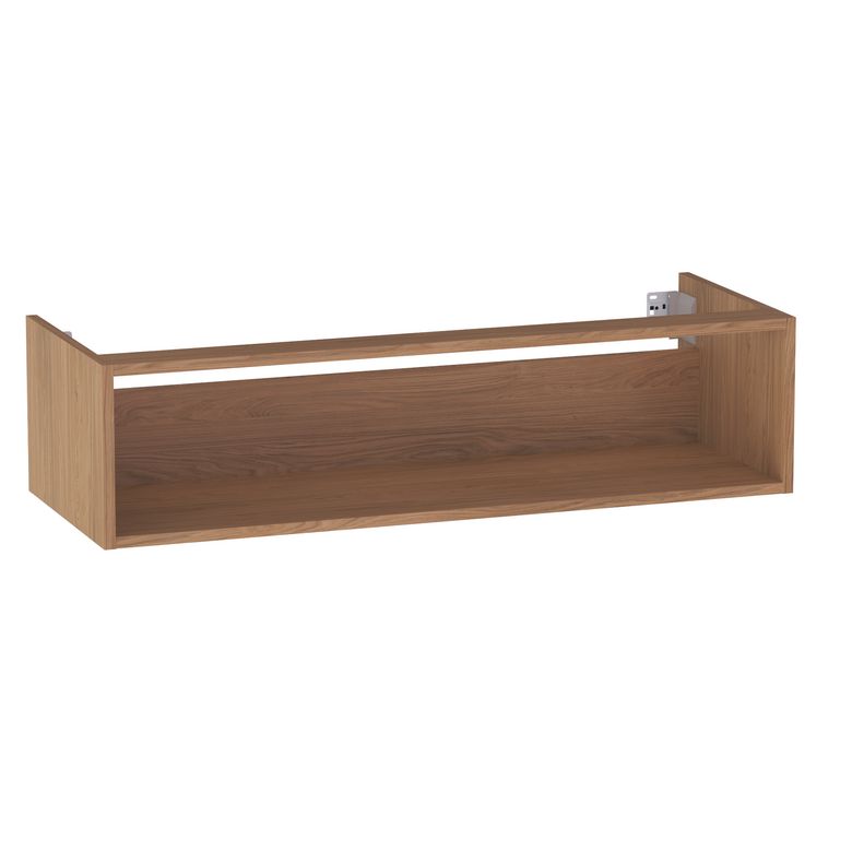 Meuble sous-vasque L.120 cm, niche, décor naturel FORMEO