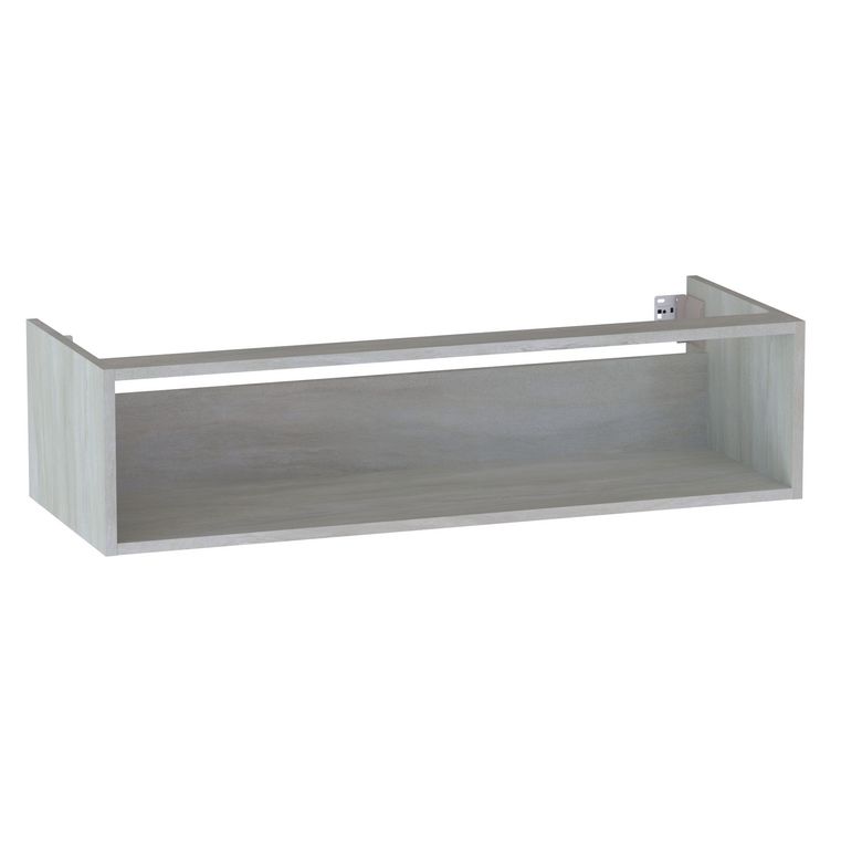 Meuble sous-vasque L.120 cm, niche, décor naturel FORMEO