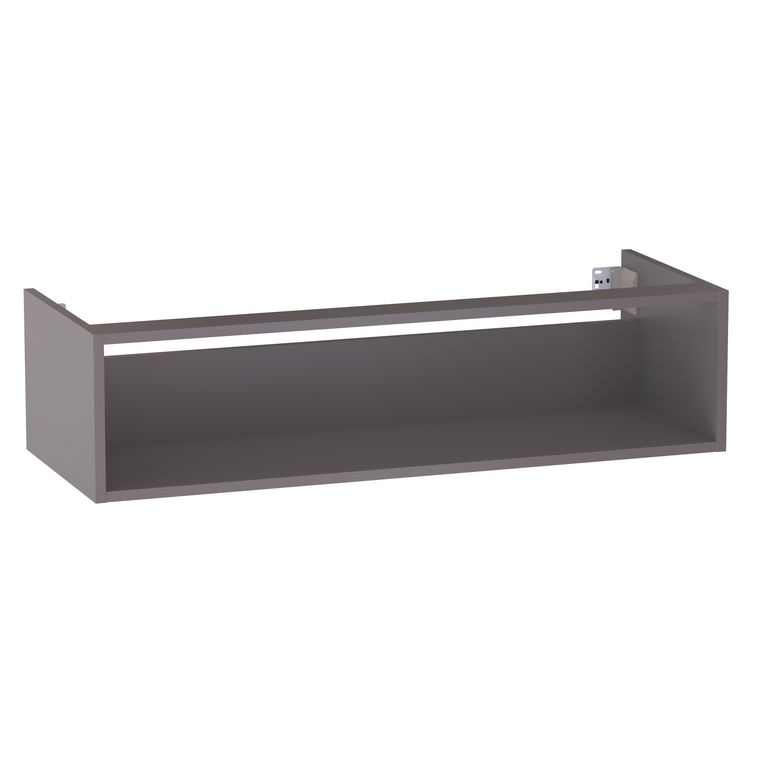 Meuble sous-vasque L.120 cm, niche, décor verni laqué FORMEO