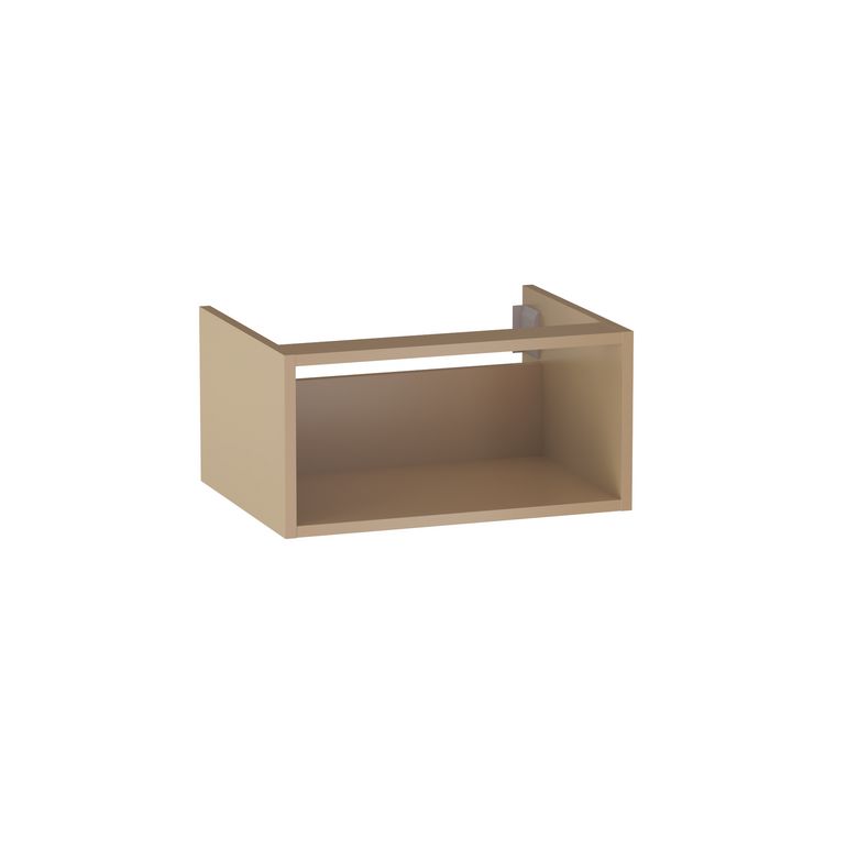 Meuble sous-vasque L.60 cm, niche, décor verni laqué FORMEO