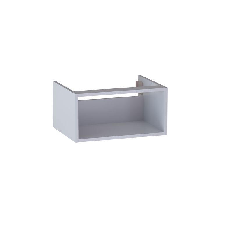 Meuble sous-vasque L.60 cm, niche, décor verni laqué FORMEO