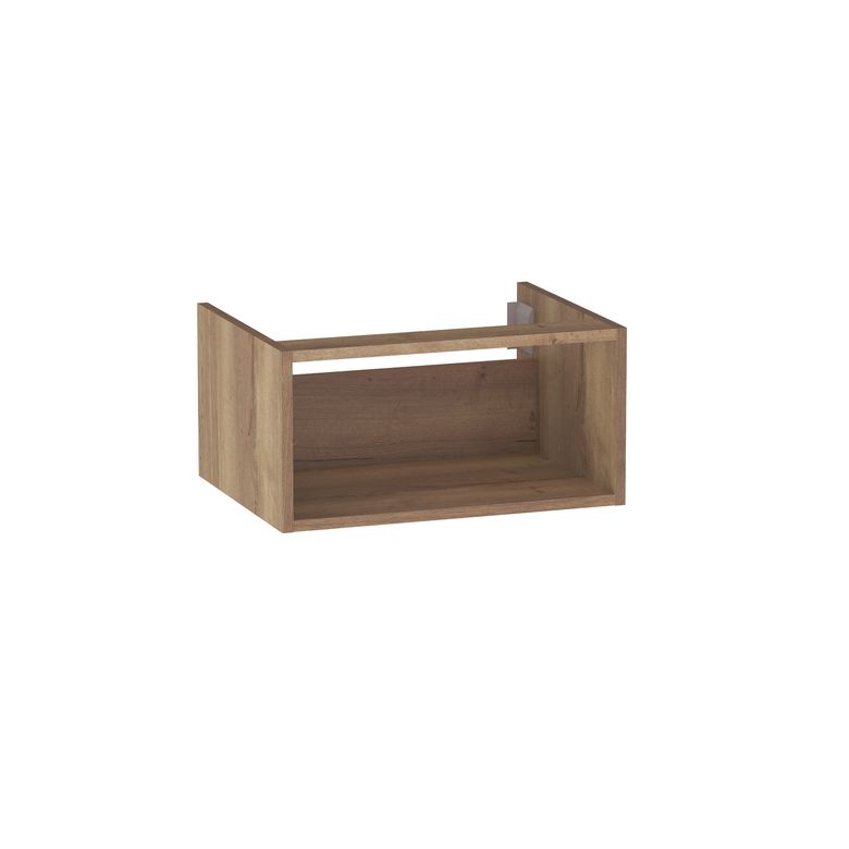 Meuble sous-vasque L.60 cm, niche, décor naturel FORMEO